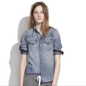 Madewell denim shirt